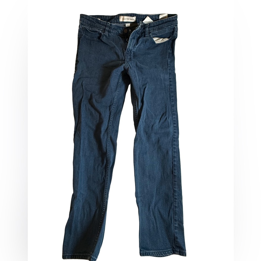 Calvin Klein Men's Dark Blue Skinny Jeans